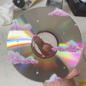 Peinture sur cd